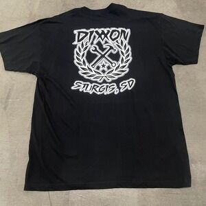 Dixxon Flannel Co Sturgis SD Biker Graphic Tee Mens 3X Black Short Sleeve TShirt